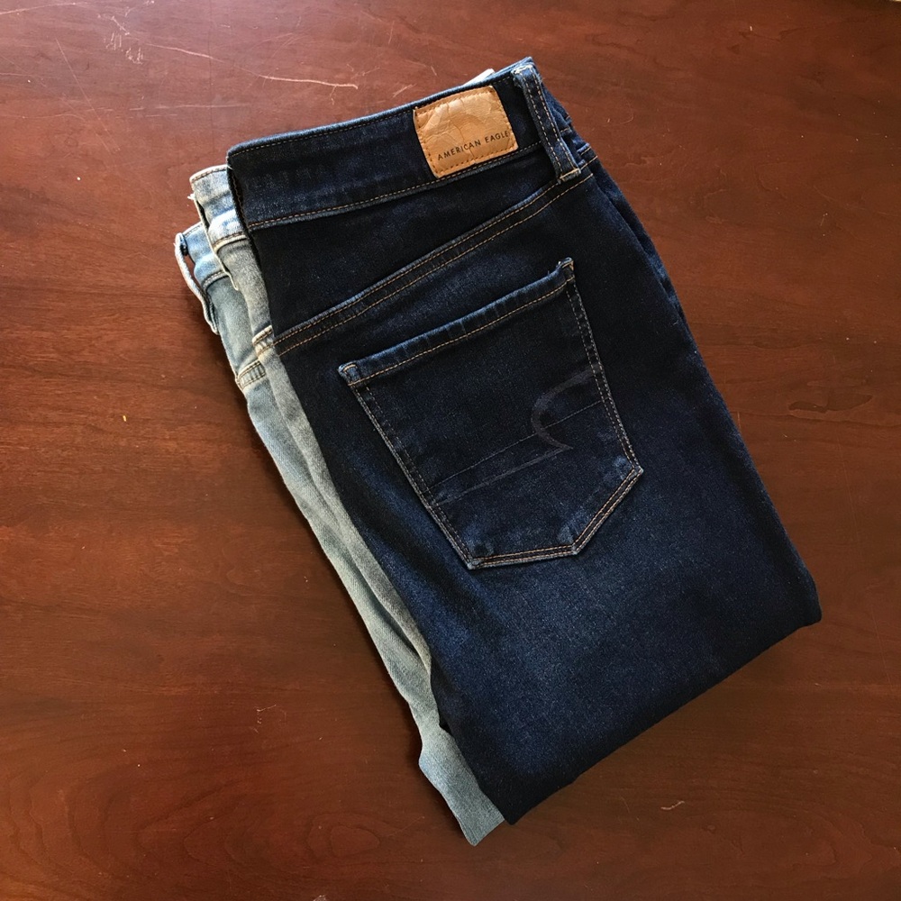 American Eagle Jeans Bundle - Sizes 8 Short & 10 Short (all ~29 in waist) - Picture 3 of 15